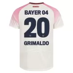 Bayer 04 Leverkusen Alejandro Grimaldo 20 Pelipaita Miesten Vieras 2025-26