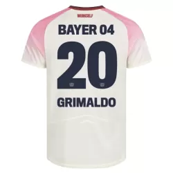 Bayer 04 Leverkusen Alejandro Grimaldo 20 Pelipaita Miesten Vieras 2025-26 Bayer 04 Leverkusen Alejandro Grimaldo 20 Pelipaita Miesten Vieras 2025-26