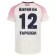 Bayer 04 Leverkusen Edmond Tapsoba 12 Pelipaita Miesten Vieras 2025-26