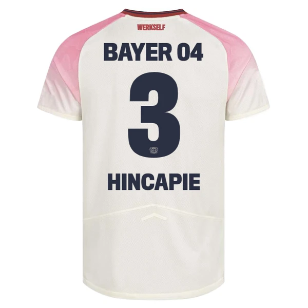 Bayer 04 Leverkusen Piero Hincapie 3 Pelipaita Lasten Vieras 2025-26