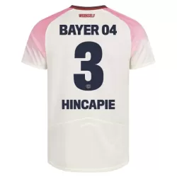 Bayer 04 Leverkusen Piero Hincapie 3 Pelipaita Miesten Vieras 2025-26 Bayer 04 Leverkusen Piero Hincapie 3 Pelipaita Miesten Vieras 2025-26