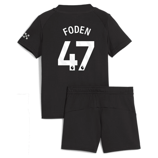 Manchester City Foden 47 Pelipaita Lasten Vieras 2025-26 Manchester City Foden 47 Pelipaita Lasten Vieras 2025-26
