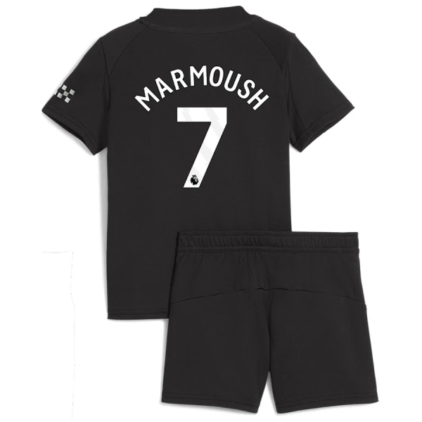 Manchester City Marmoush 7 Pelipaita Lasten Vieras 2025-26 Manchester City Marmoush 7 Pelipaita Lasten Vieras 2025-26