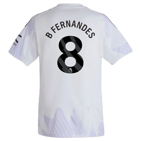 Manchester United Bruno Fernandes 8 Pelipaita Miesten Vieras 2025-26 Manchester United Bruno Fernandes 8 Pelipaita Miesten Vieras 2025-26