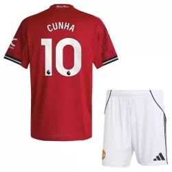 Manchester United Cunha 10 Pelipaita Lasten Koti 2025-26 Manchester United Cunha 10 Pelipaita Lasten Koti 2025-26