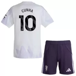 Manchester United Cunha 10 Pelipaita Lasten Vieras 2025-26 Manchester United Cunha 10 Pelipaita Lasten Vieras 2025-26
