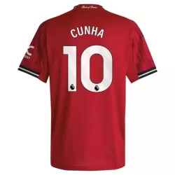 Manchester United Cunha 10 Pelipaita Miesten Koti 2025-26 Manchester United Cunha 10 Pelipaita Miesten Koti 2025-26