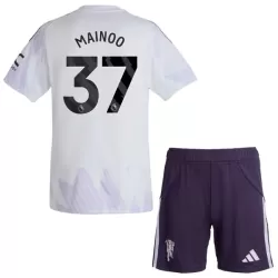 Manchester United Mainoo 37 Pelipaita Lasten Vieras 2025-26 Manchester United Mainoo 37 Pelipaita Lasten Vieras 2025-26