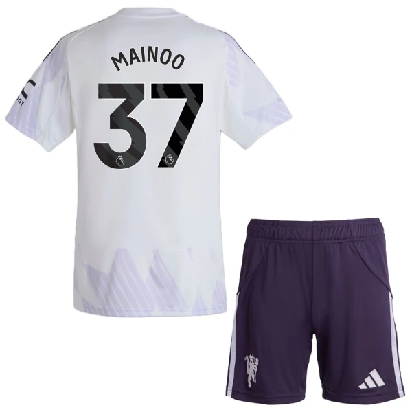 Manchester United Mainoo 37 Pelipaita Lasten Vieras 2025-26 Manchester United Mainoo 37 Pelipaita Lasten Vieras 2025-26