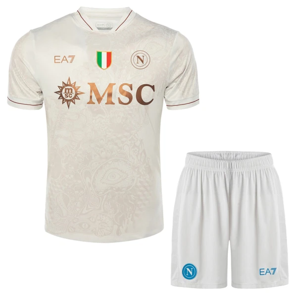 Napoli Pelipaita Lasten Vieras 2025-26