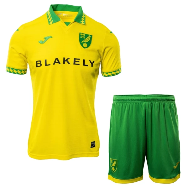 Norwich City Pelipaita Lasten Koti 2025-26 Norwich City Pelipaita Lasten Koti 2025-26