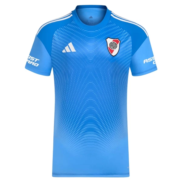 River Plate Maalivahdin Pelipaita Miesten 2025-26 Sininen