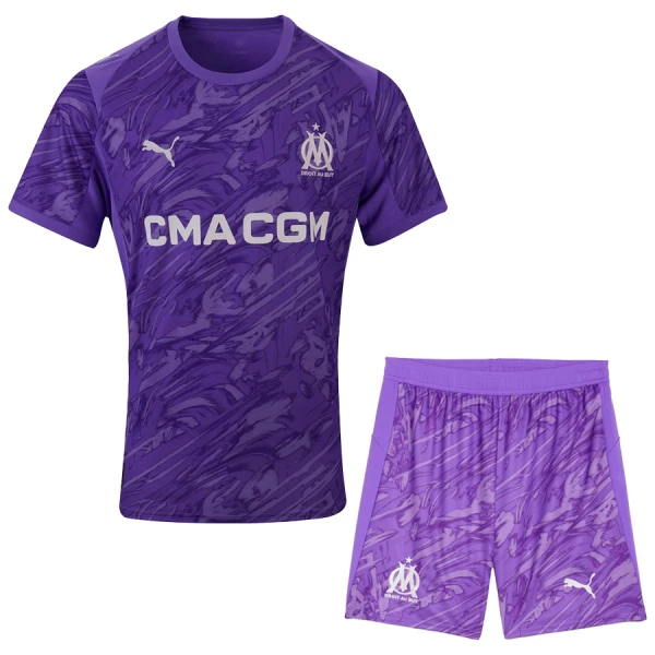 Olympique Marseille Maalivahdin Pelipaita Lasten 2025-26 Violetti