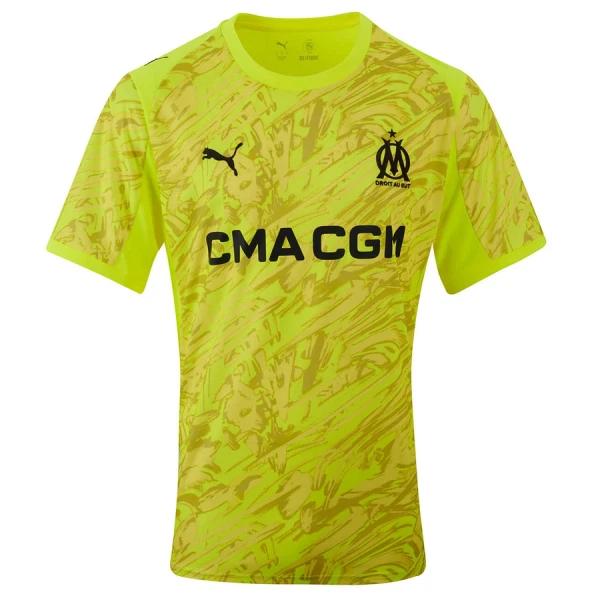 Olympique Marseille Maalivahdin Pelipaita Miesten 2025-26 Keltainen
