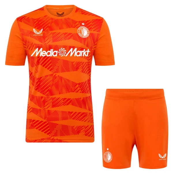 Feyenoord Maalivahdin Pelipaita Lasten 2025-26 Oranssi