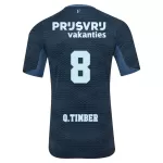 Feyenoord Q. Timber 8 Pelipaita Miesten Vieras 2025-26