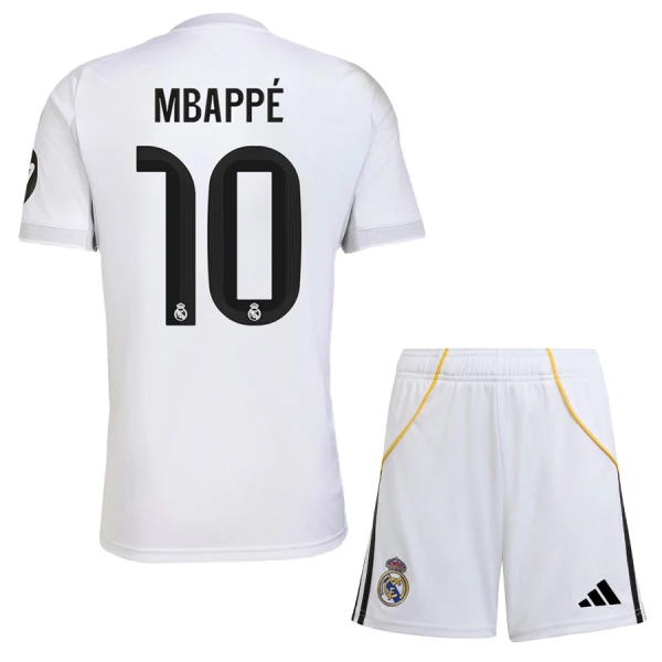 Real Madrid Mbappé 10 Pelipaita Lasten Koti 2025-26 Real Madrid Mbappé 10 Pelipaita Lasten Koti 2025-26