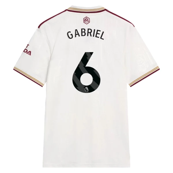 Arsenal Gabriel 6 Pelipaita Miesten Kolmas 2025-26 Arsenal Gabriel 6 Pelipaita Miesten Kolmas 2025-26