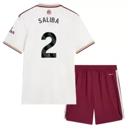 Arsenal Saliba 2 Pelipaita Lasten Kolmas 2025-26 Arsenal Saliba 2 Pelipaita Lasten Kolmas 2025-26