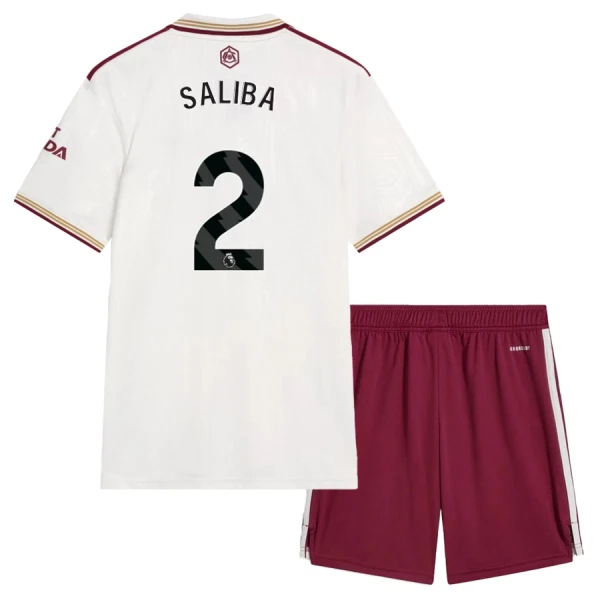 Arsenal Saliba 2 Pelipaita Lasten Kolmas 2025-26 Arsenal Saliba 2 Pelipaita Lasten Kolmas 2025-26