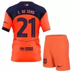 FC Barcelona Frenkie de Jong 21 Pelipaita Lasten Kolmas 2025-26
