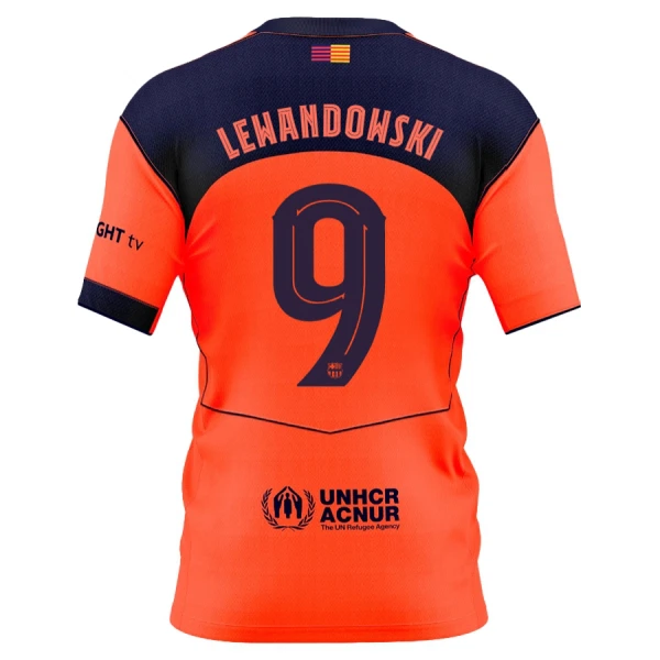 FC Barcelona Lewandowski 9 Pelipaita Lasten Kolmas 2025-26