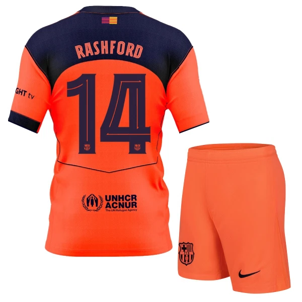 FC Barcelona Rashford 14 Pelipaita Lasten Kolmas 2025-26 FC Barcelona Rashford 14 Pelipaita Lasten Kolmas 2025-26