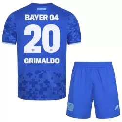 Bayer 04 Leverkusen Alejandro Grimaldo 20 Pelipaita Lasten Kolmas 2025-26 Bayer 04 Leverkusen Alejandro Grimaldo 20 Pelipaita Lasten Kolmas 2025-26