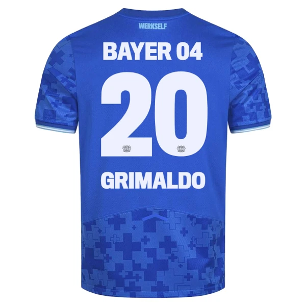 Bayer 04 Leverkusen Alejandro Grimaldo 20 Pelipaita Miesten Kolmas 2025-26 Bayer 04 Leverkusen Alejandro Grimaldo 20 Pelipaita Miesten Kolmas 2025-26