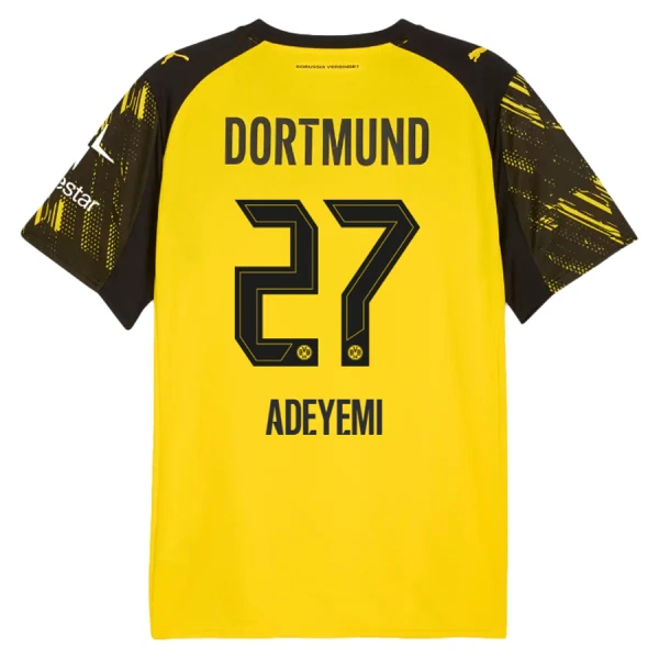 Borussia Dortmund Adeyemi 27 Pelipaita Miesten Koti 2025-26 Borussia Dortmund Adeyemi 27 Pelipaita Miesten Koti 2025-26
