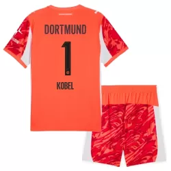 Borussia Dortmund Kobel 1 Maalivahdin Pelipaita Lasten 2025-26 Punainen Borussia Dortmund Kobel 1 Maalivahdin Pelipaita Lasten 2025-26 Punainen