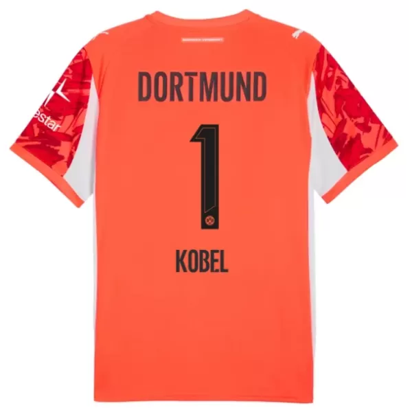 Borussia Dortmund Kobel 1 Maalivahdin Pelipaita Miesten 2025-26 Punainen Borussia Dortmund Kobel 1 Maalivahdin Pelipaita Miesten 2025-26 Punainen