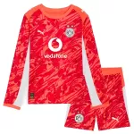 Borussia Dortmund Maalivahdin Pelipaita Lasten 2025-26 Punainen Pitkähihainen