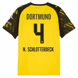 Borussia Dortmund N. Schlotterbeck 4 Pelipaita Miesten Koti 2025-26 Borussia Dortmund N. Schlotterbeck 4 Pelipaita Miesten Koti 2025-26