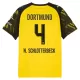 Borussia Dortmund N. Schlotterbeck 4 Pelipaita Miesten Koti 2025-26 Borussia Dortmund N. Schlotterbeck 4 Pelipaita Miesten Koti 2025-26