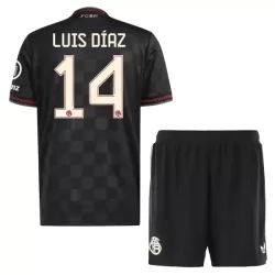 FC Bayern München Luis Diaz 14 Pelipaita Lasten Kolmas 2025-26 FC Bayern München Luis Diaz 14 Pelipaita Lasten Kolmas 2025-26