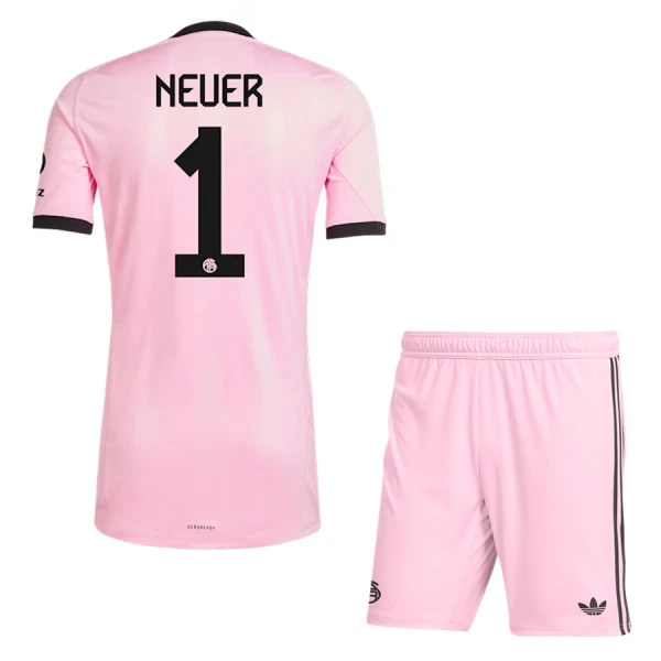 FC Bayern München Neuer 1 Maalivahdin Pelipaita Lasten 2025-26 Pinkki FC Bayern München Neuer 1 Maalivahdin Pelipaita Lasten 2025-26 Pinkki