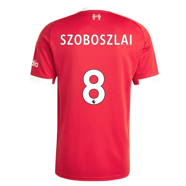 Liverpool Dominik Szoboszlai 8 Pelipaita Miesten Koti 2025-26 Liverpool Dominik Szoboszlai 8 Pelipaita Miesten Koti 2025-26