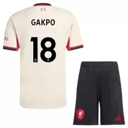 Liverpool Gakpo 18 Pelipaita Lasten Vieras 2025-26 Liverpool Gakpo 18 Pelipaita Lasten Vieras 2025-26