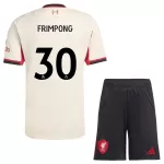Liverpool Jeremie Frimpong 30 Pelipaita Lasten Vieras 2025-26