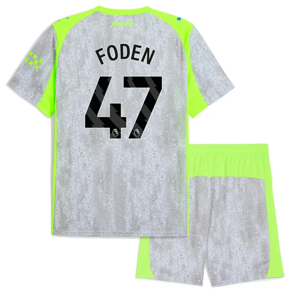 Manchester City Foden 47 Pelipaita Lasten Kolmas 2025-26 Manchester City Foden 47 Pelipaita Lasten Kolmas 2025-26