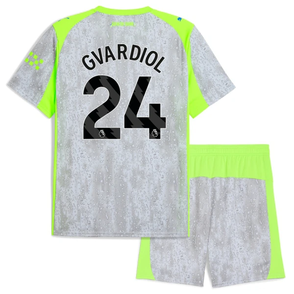 Manchester City Gvardiol 24 Pelipaita Lasten Kolmas 2025-26 Manchester City Gvardiol 24 Pelipaita Lasten Kolmas 2025-26