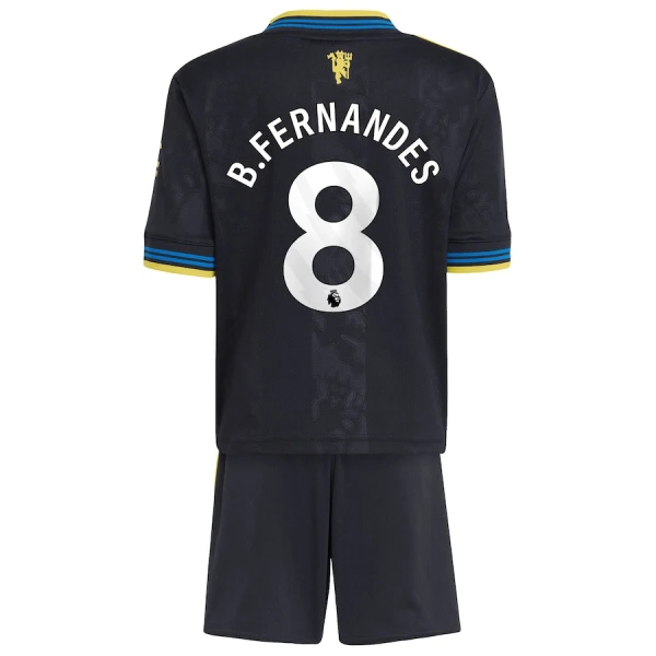 Manchester United Bruno Fernandes 8 Pelipaita Lasten Kolmas 2025-26 Manchester United Bruno Fernandes 8 Pelipaita Lasten Kolmas 2025-26