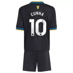 Manchester United Cunha 10 Pelipaita Lasten Kolmas 2025-26 Manchester United Cunha 10 Pelipaita Lasten Kolmas 2025-26