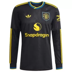 Manchester United Pitkähihainen Pelipaita Miesten Kolmas 2025-26 Manchester United Pitkähihainen Pelipaita Miesten Kolmas 2025-26