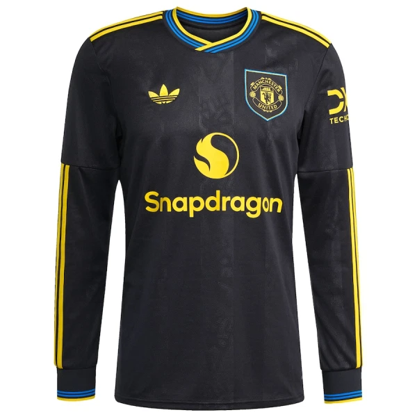 Manchester United Pitkähihainen Pelipaita Miesten Kolmas 2025-26 Manchester United Pitkähihainen Pelipaita Miesten Kolmas 2025-26