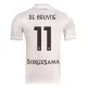 Napoli De Bruyne 11 Pelipaita Miesten Vieras 2025-26 Napoli De Bruyne 11 Pelipaita Miesten Vieras 2025-26