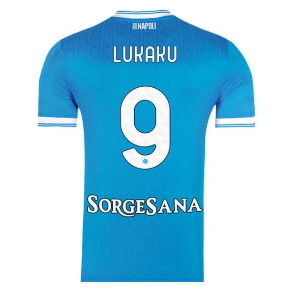 Napoli Lukaku 9 Pelipaita Miesten Koti 2025-26 Napoli Lukaku 9 Pelipaita Miesten Koti 2025-26