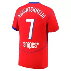 Paris Saint-Germain Kvaratskhelia 7 Pelipaita Miesten Kolmas 2025-26 Paris Saint-Germain Kvaratskhelia 7 Pelipaita Miesten Kolmas 2025-26