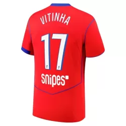 Paris Saint-Germain Vitinha 17 Pelipaita Miesten Kolmas 2025-26 Paris Saint-Germain Vitinha 17 Pelipaita Miesten Kolmas 2025-26